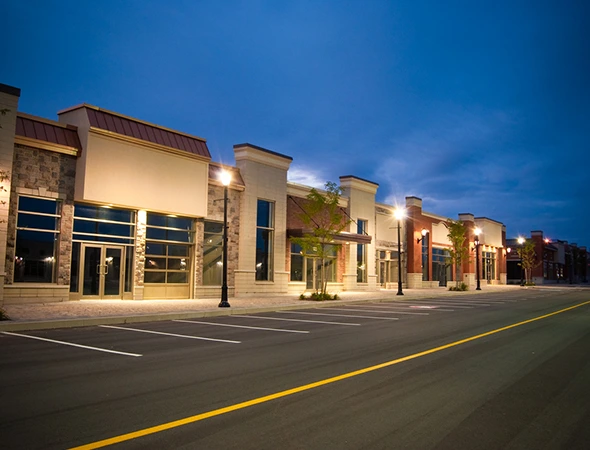 ChatGPT said: Commercial area with professional commercial electrical service ensuring safe, efficient, and reliable power solutions.